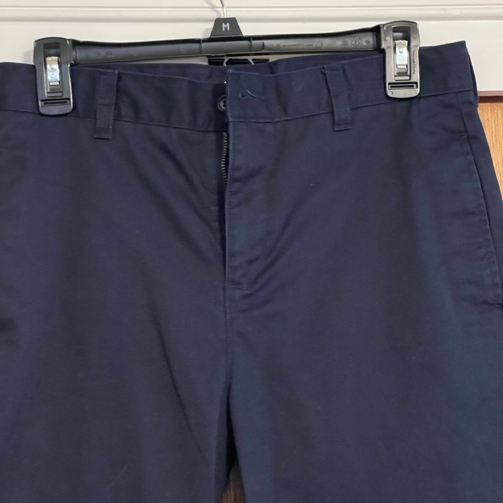 Lands' End Men's Dark Blue Khaki Pants - Size 16